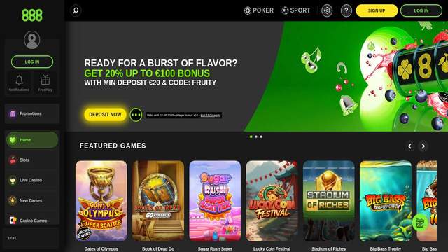 888casino casino screenshot